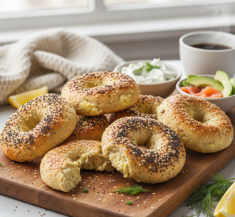 cottage cheese almond flour bagels