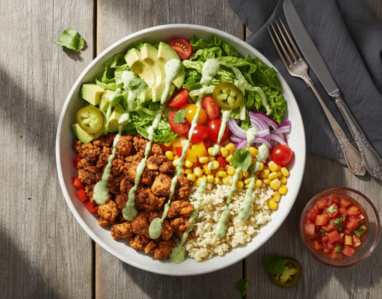 protein taco bowl