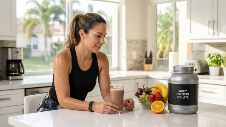 whey protein isolate shake
